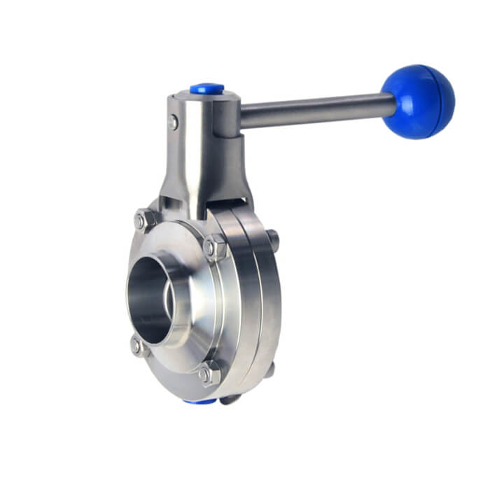 Weld End Butterfly Valve with Pull Handle